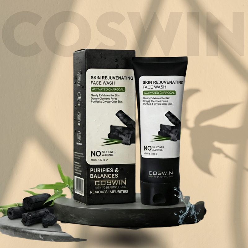 COSWIN Activated Charcoal Skin Rejuvenating Face Wash