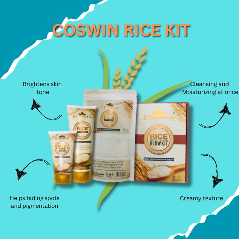 Coswin  Rice Extract Bright & Glow Kit - Original