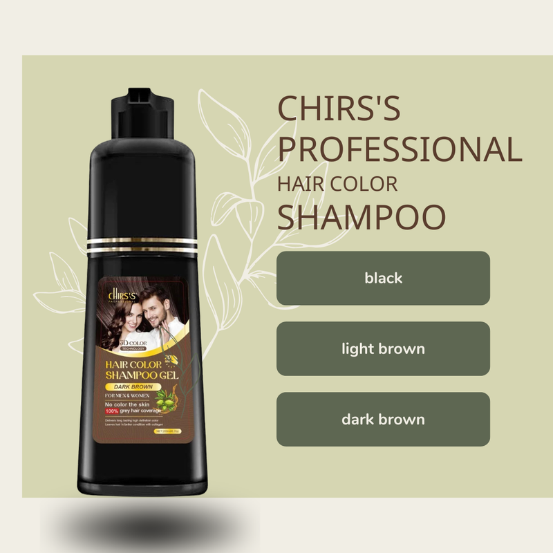 Chris's Professional 3D Hair Color Shampoo