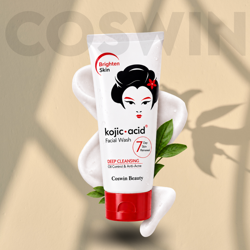 COSWIN Kojic Acid Facial Wash – Deep Cleansing Oil Control & Anti-Acne Face Cleanser