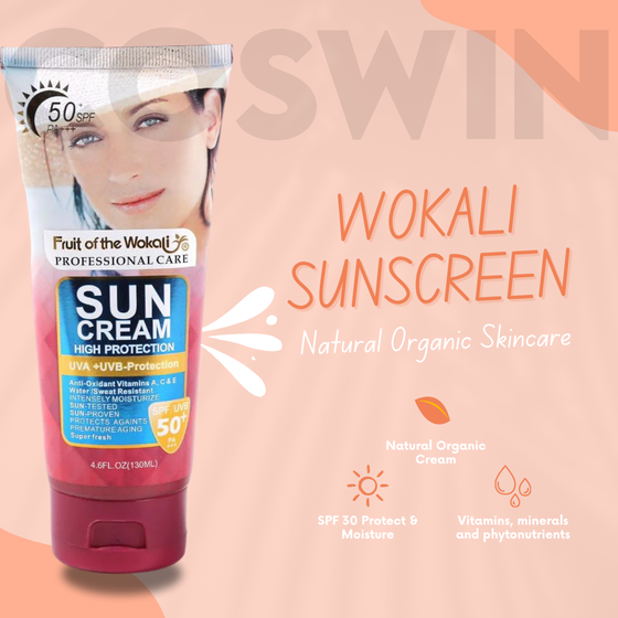 Fruit of the Wokali Professional Care Sun Cream SPF 50+
