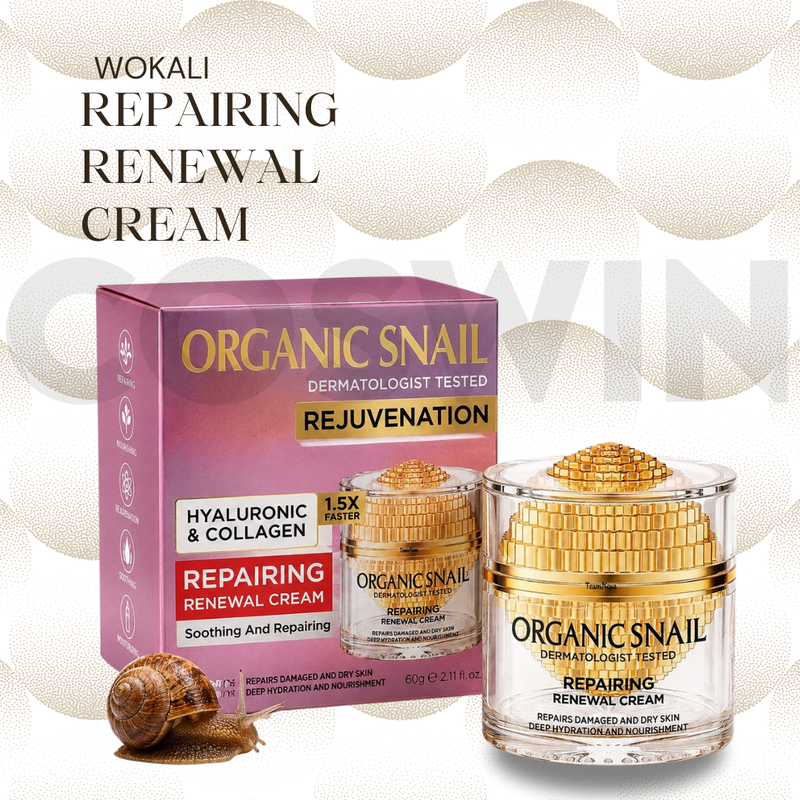 Fruit of the Wokali Organic Snail Repairing Renewal Cream