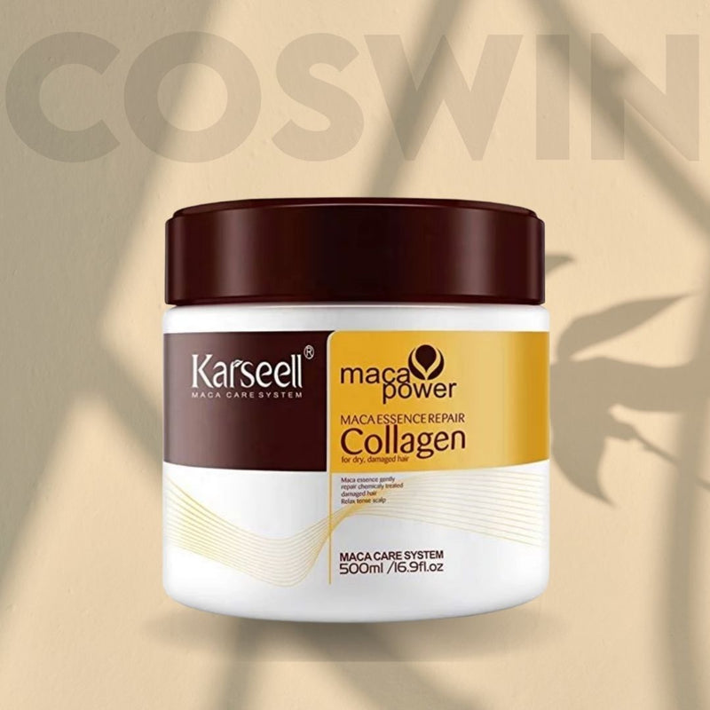 Karseell Maca Power Collagen Hair Mask – Deep-Repair Conditioning Treatment