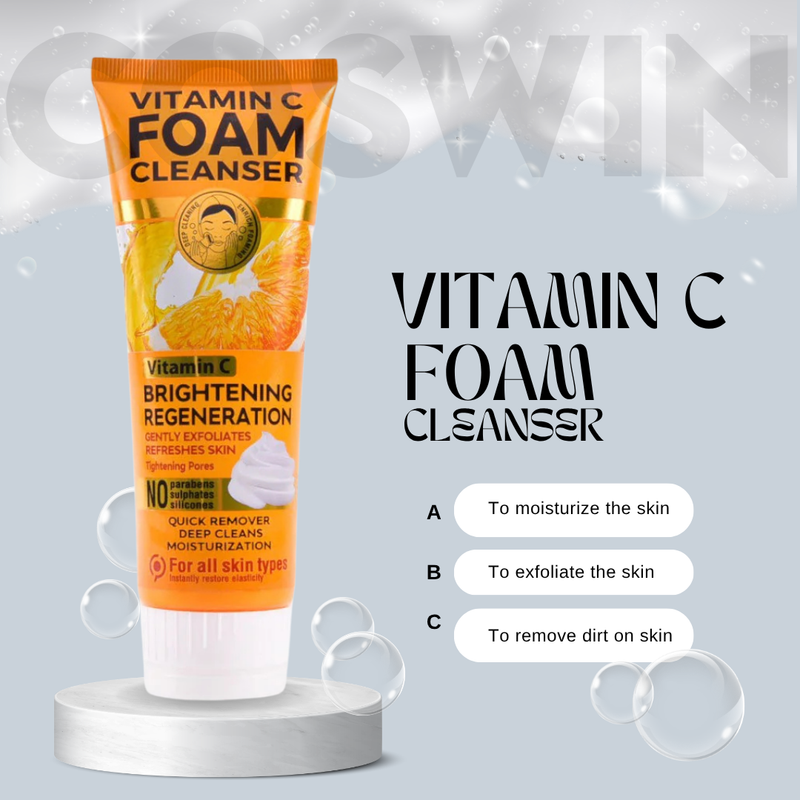 Fruit of the Wokali Vitamin C Foam Cleanser