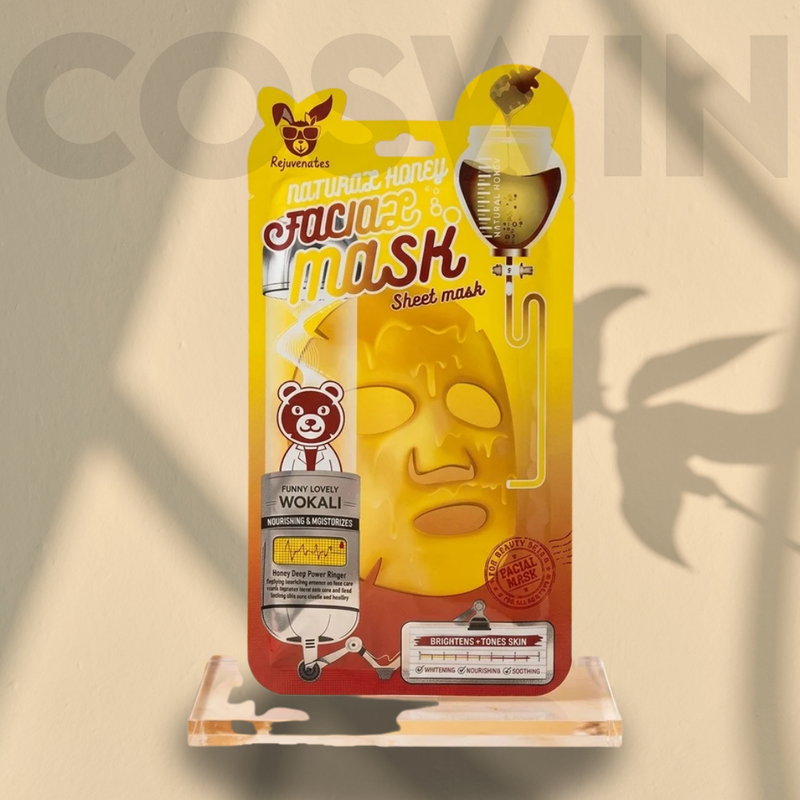 Wokali Natural Honey Facial Sheet Mask