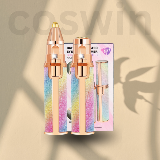 2 In 1 Battery Operated Eyebrow Trimmer Shaver CF-001A