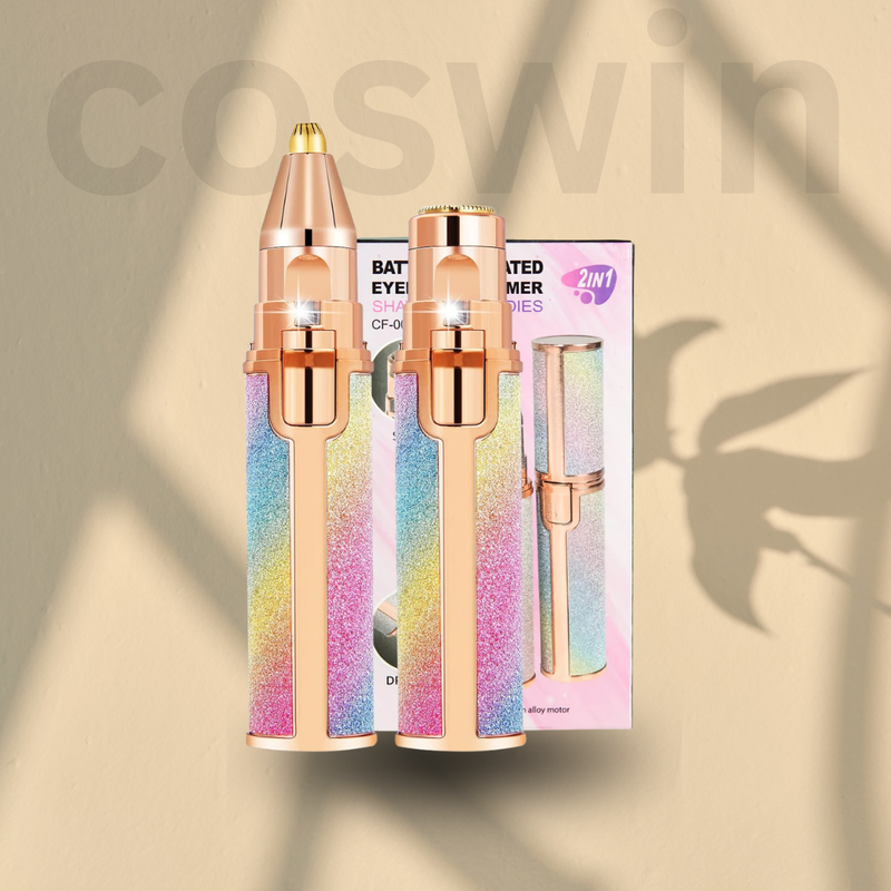 2 In 1 Battery Operated Eyebrow Trimmer Shaver CF-001A
