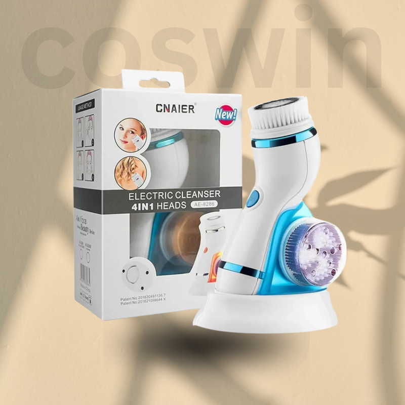CNAIER Electric Cleaning Brush 4 In 1 Heads