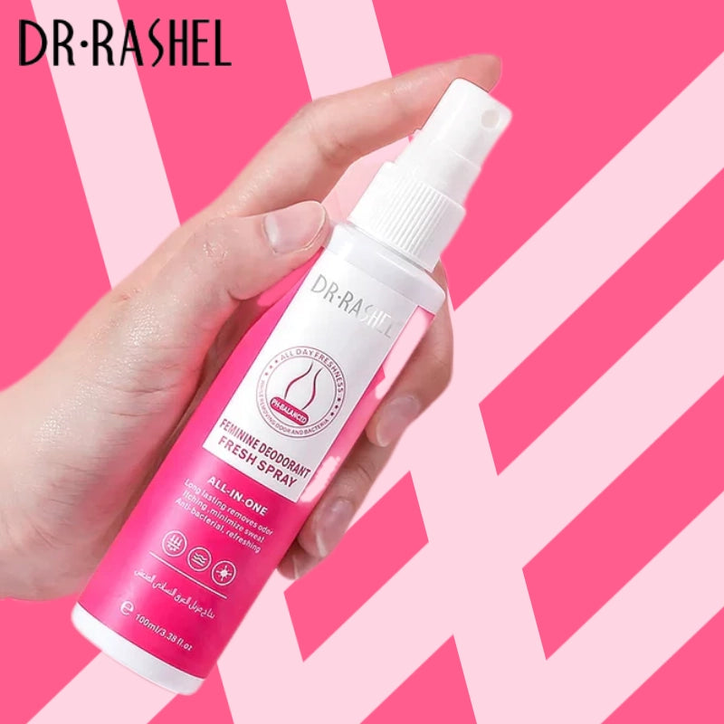 Dr.Rashel Feminine Private Care Deodorant Spray + Foaming Wash - Pack Of 2