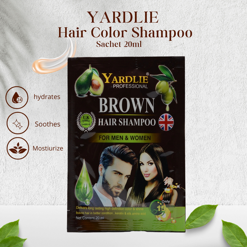 Yardlie Sachet Hair Color Shampoo 20ml
