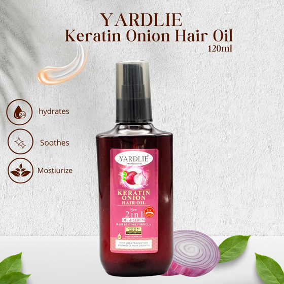 Yardlie Professional Keratin Onion Hair Oil 200ml