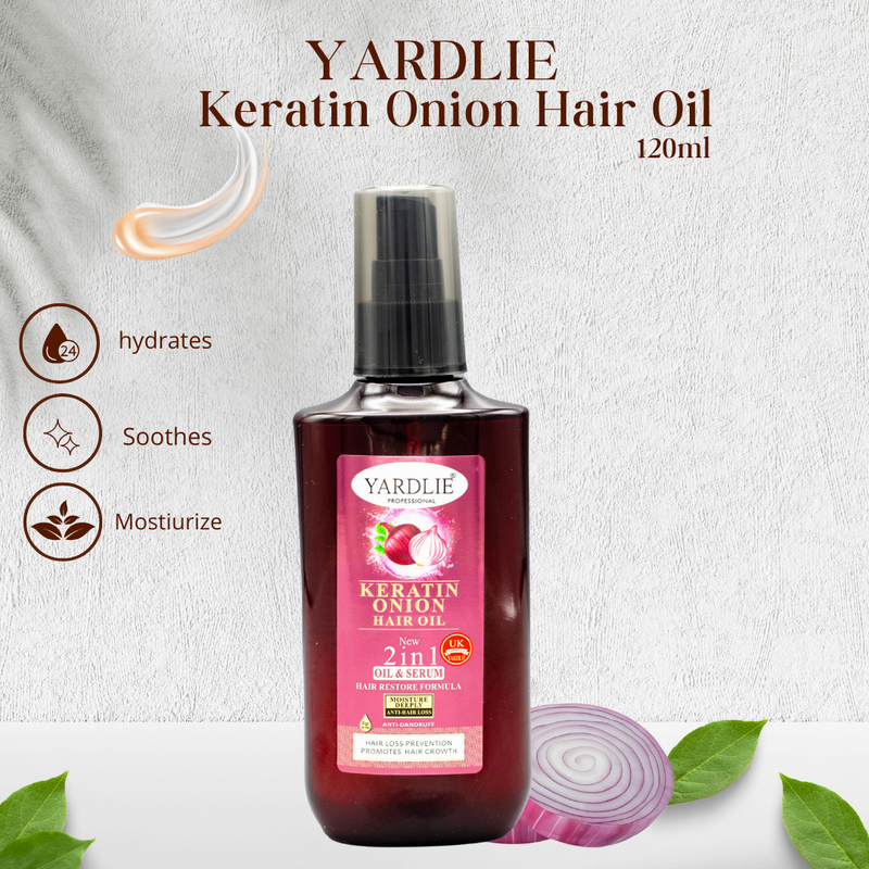Yardlie Professional Keratin Onion Hair Oil 200ml