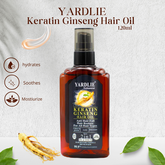 Yardlie Ginseng Keratin Hair Oil 120ml