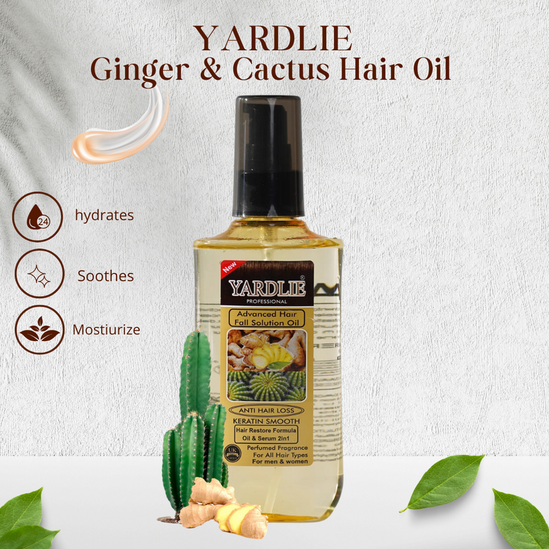 Yardlie Ginger & Cactus Hair Oil