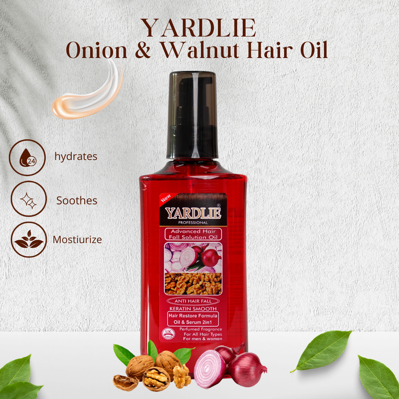 Yardlie Onion & Walnut Hair Oil