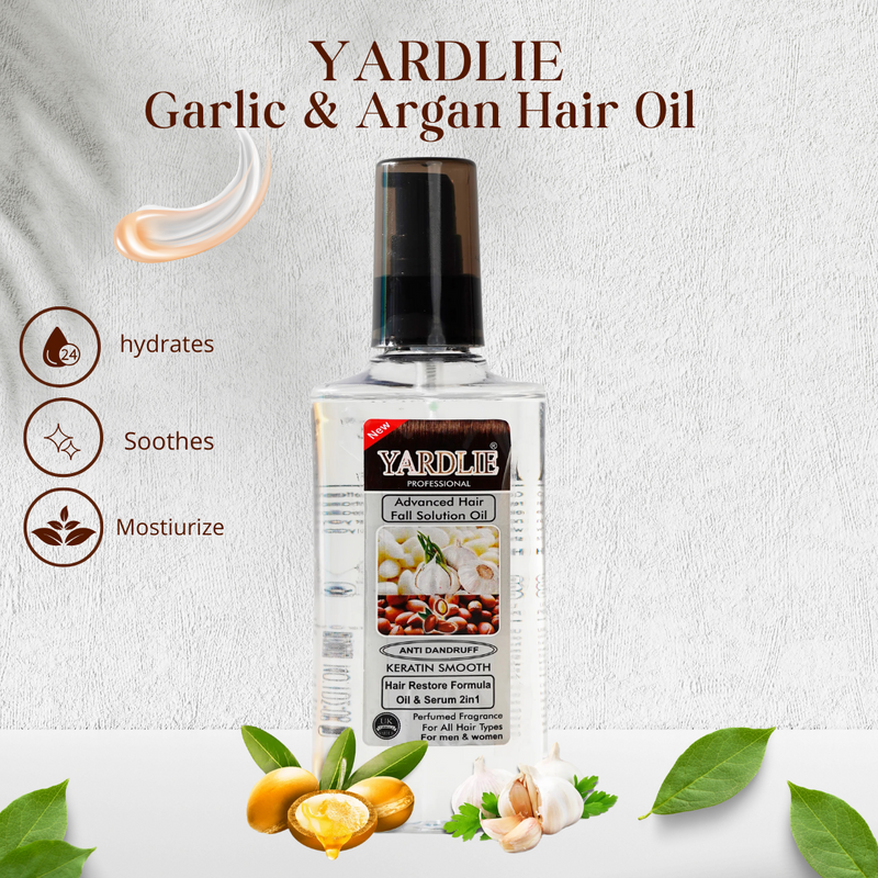 Yardlie Garlic & Argan Hair Oil