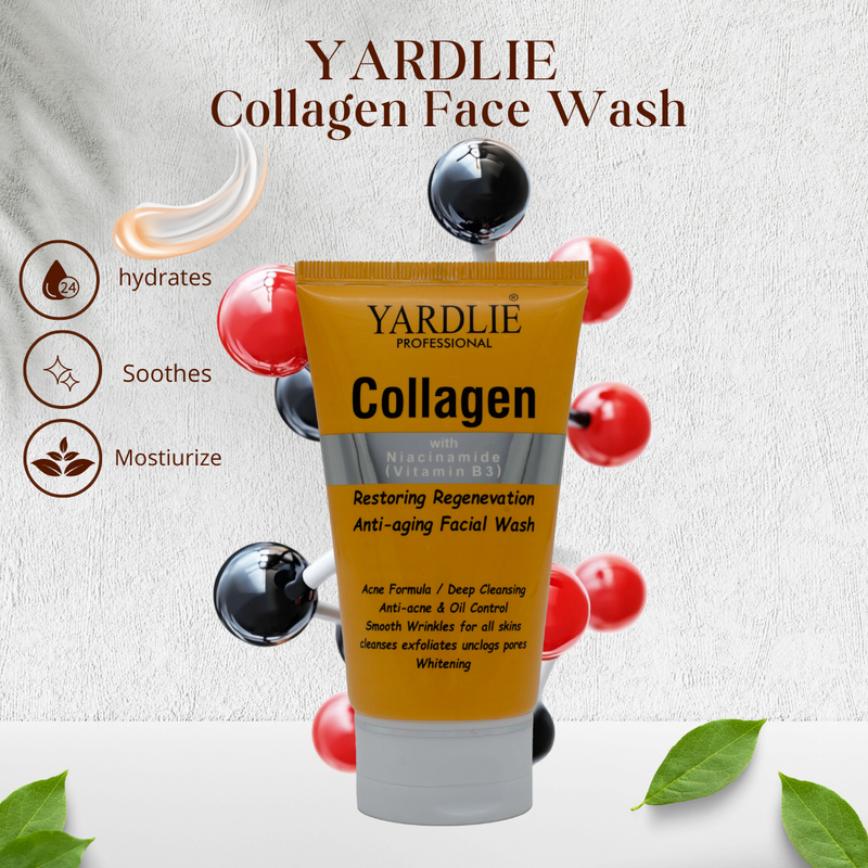 Yardlie Niacinamid Vitamin B3 Collagen Face Wash 120ml