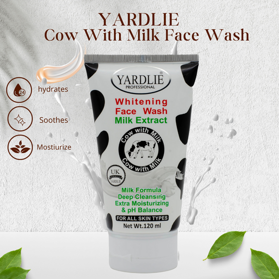 Yardlie Cow WIth Milk Extra Moisturizing Face Wash 120ml