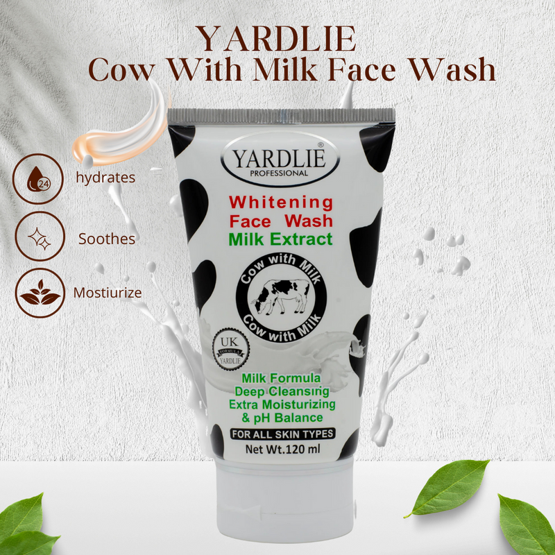 Yardlie Cow WIth Milk Extra Moisturizing Face Wash 120ml