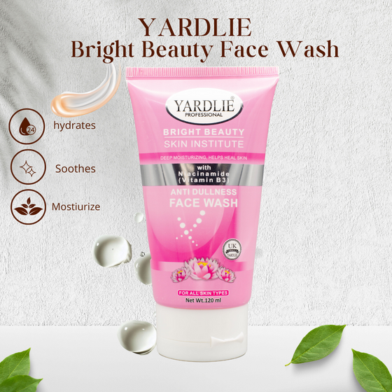 Yardlie Professional Bright Beauty Vitamin B3 Face Wash 120ml