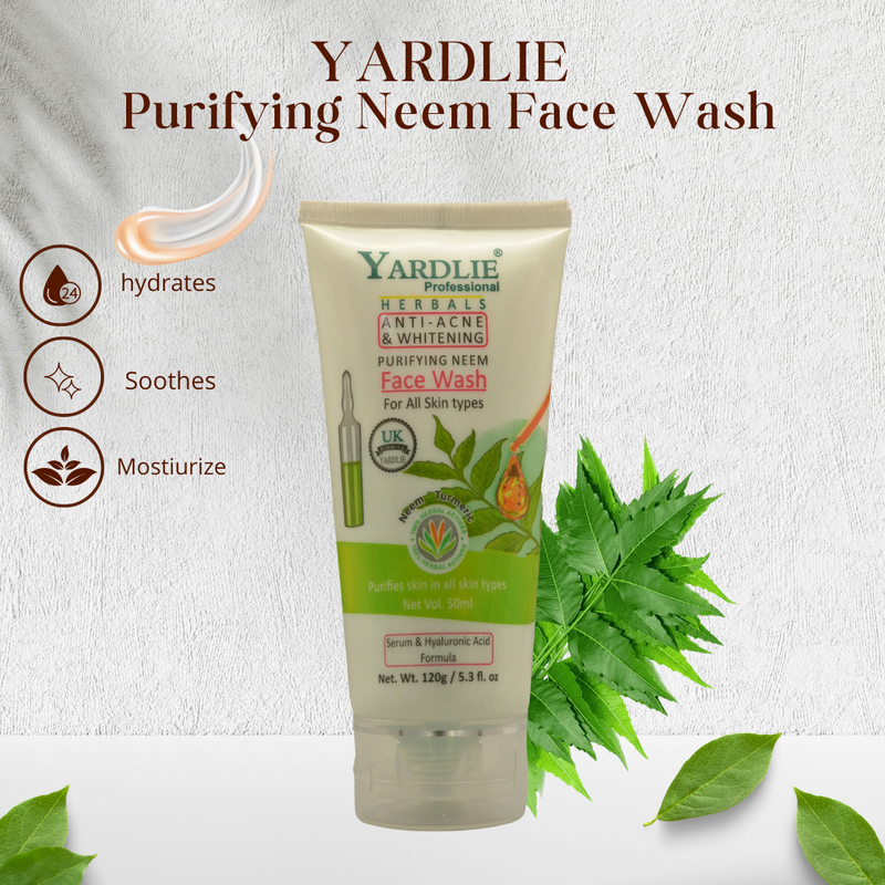 Yardlie Professional Purifying Neem Face Wash 150ml