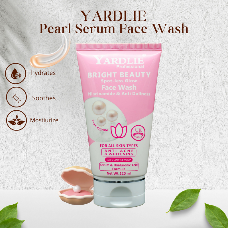 Yardlie Bright Beauty Pearl Serum Face Wash 120ml