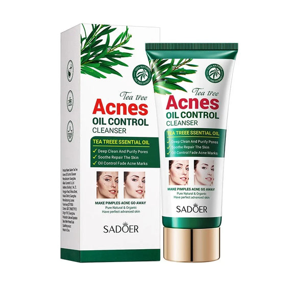 SADOER Tea Tree Acne Oil Control Facial Cleanser