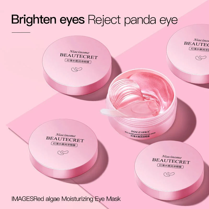 IMAGES 60pcs Red Algae Collagen Gel Eye Mask To Remove Wrinkles XXM91161