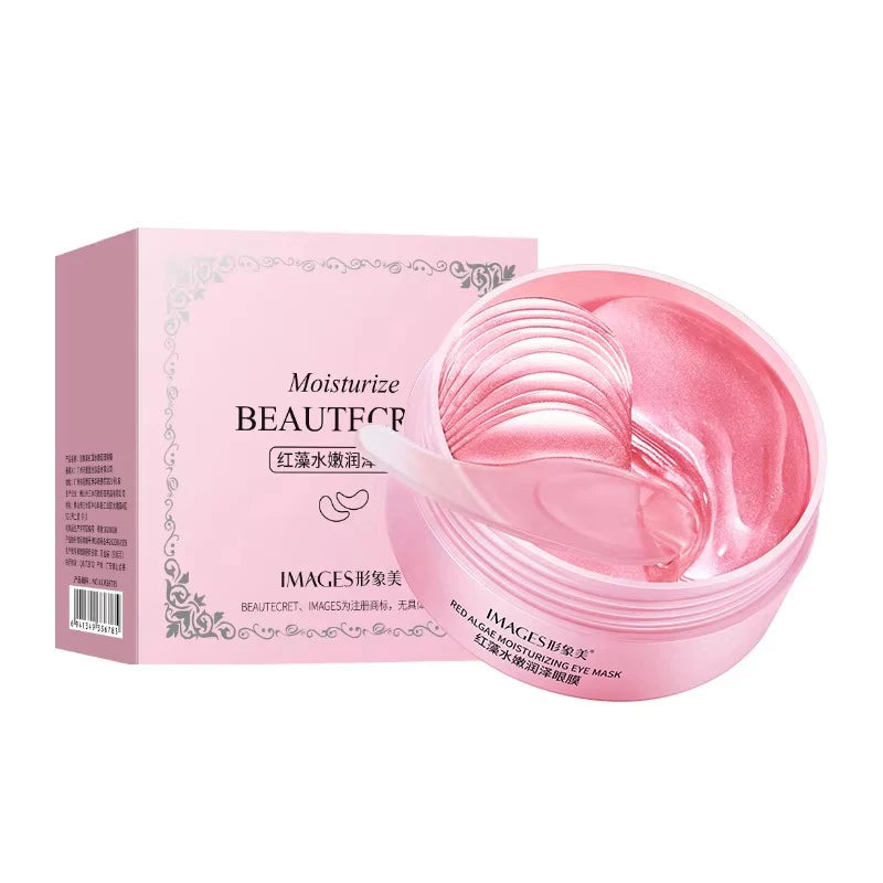 IMAGES 60pcs Red Algae Collagen Gel Eye Mask To Remove Wrinkles XXM91161