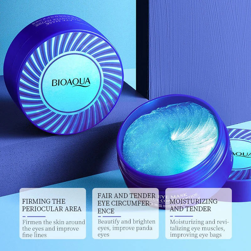 Bioaqua Hydrogel Eye Patches With Blue Copper Peptides BQY93462