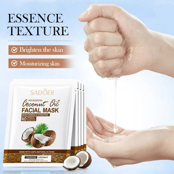 Sadoer Coconut Oil Moisturizing and Hydrating Facial Sheet Mask