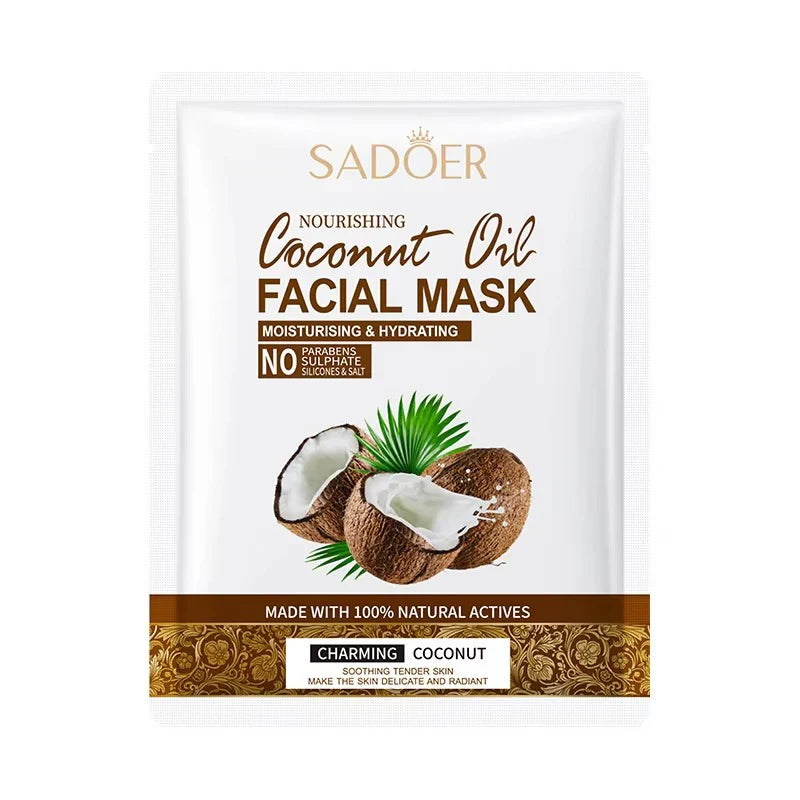 Sadoer Coconut Oil Moisturizing and Hydrating Facial Sheet Mask