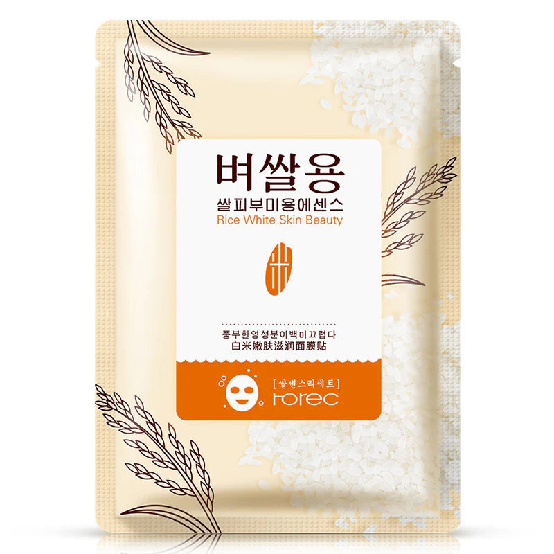 ROREC WHITE RICE FACE SHEET MASK