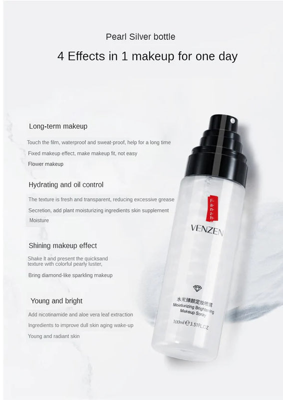 Veze Moisturizing and Brightening Makeup Spray Setting Spray 100ml