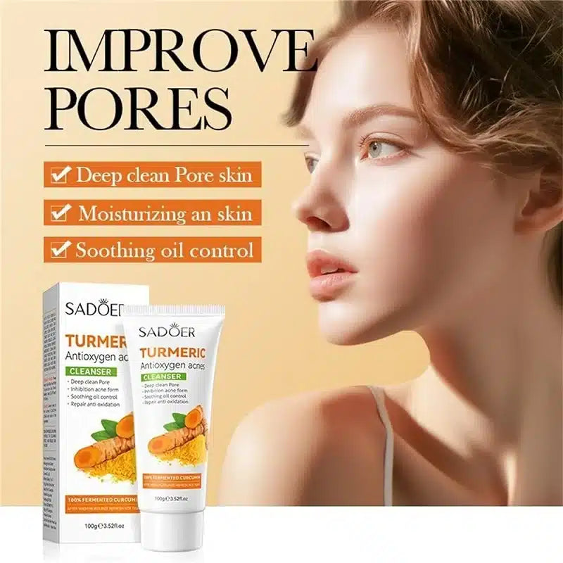 SADOER Turmeric AntiOxygen Acne Facial Cleanser