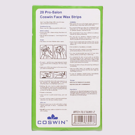 Coswin Green Face Strips