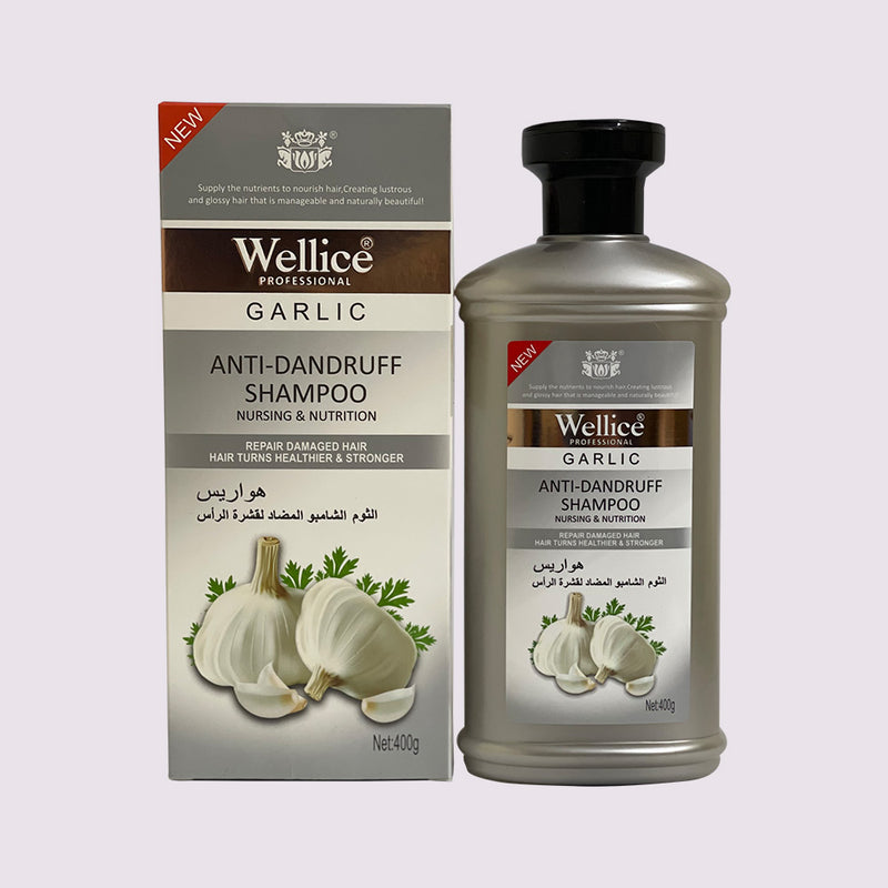 Wellice Garlic Anti-Dandruff Shampoo (400g)