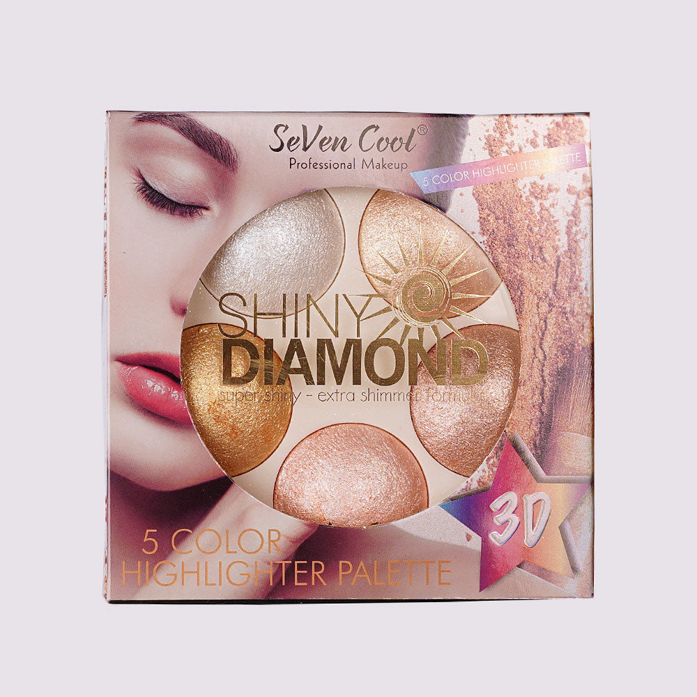 Shop Five Cool 5 in 1 SHINY DIAMOND Makeup Highlighter