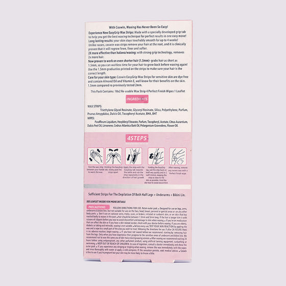 Body Wax Strips With Shea Butter And Berry