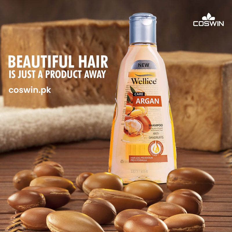 Wellice Argan Oil Shampoo Anti-Dandruff