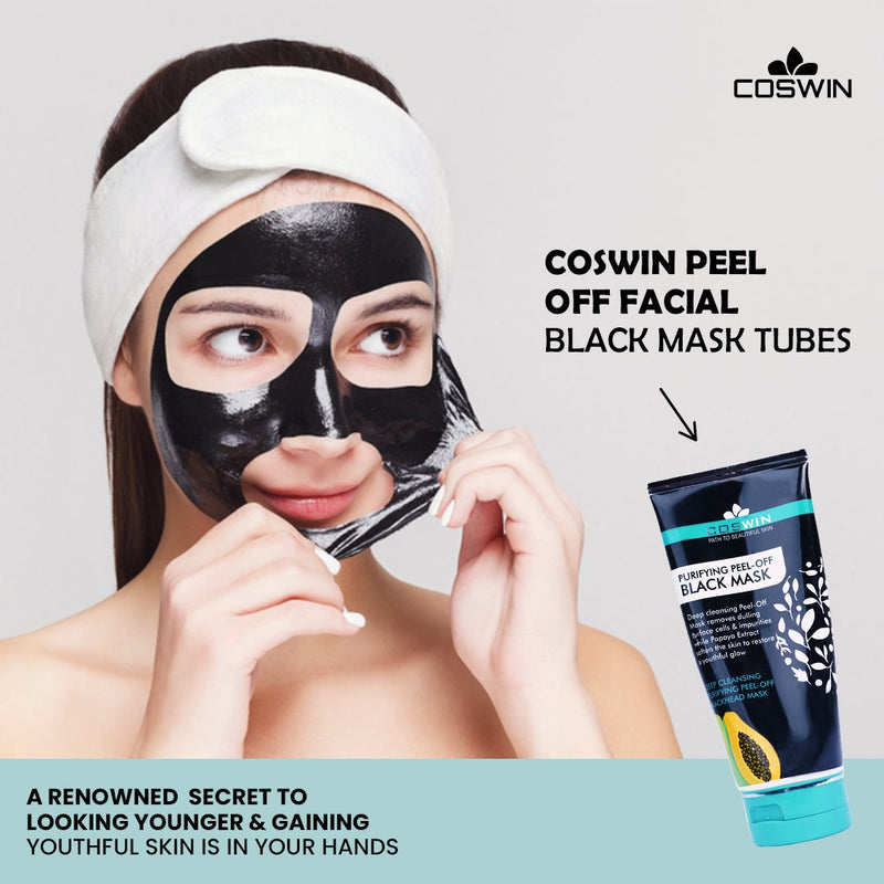 Coswin Peel off Facial Black Mask Tubes