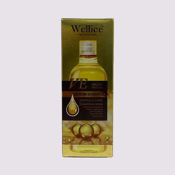 Wellice VE Argan Protein Shampoo and Hair Serum