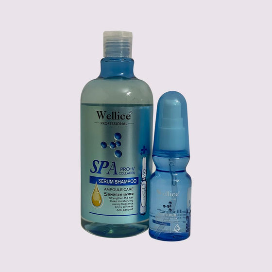 Wellice PRO-V Collagen Shampoo & Hair Serum