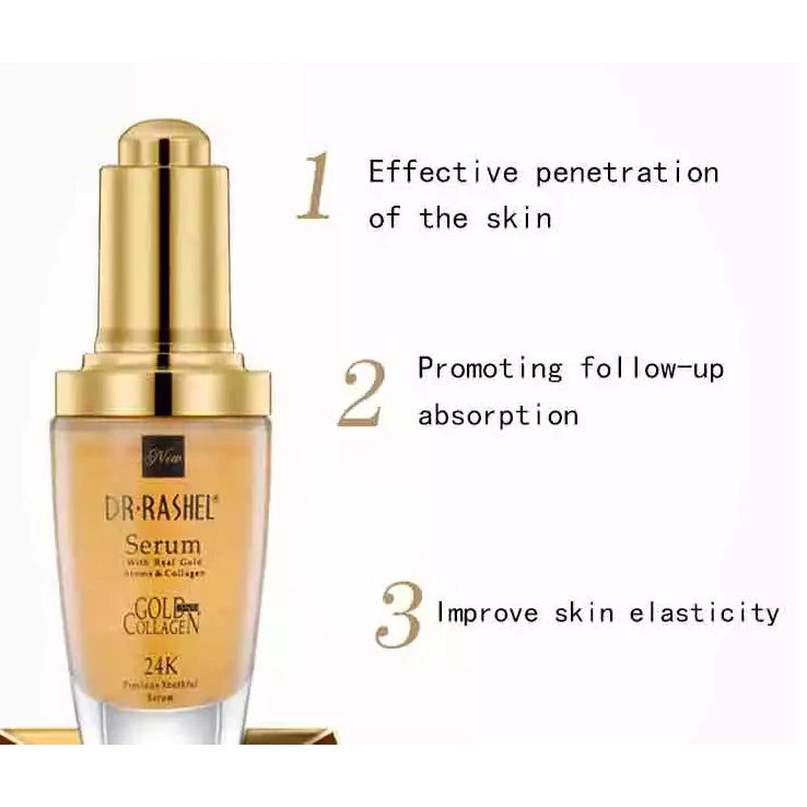 Dr. Rashel 24K Gold Serum With Real Gold Atoms & Collagen