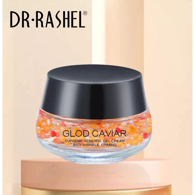 Dr. Rashel C Gold Caviar Supreme Renewal Gel Cream, Multi-Effect Renewal Face & Eye Serum