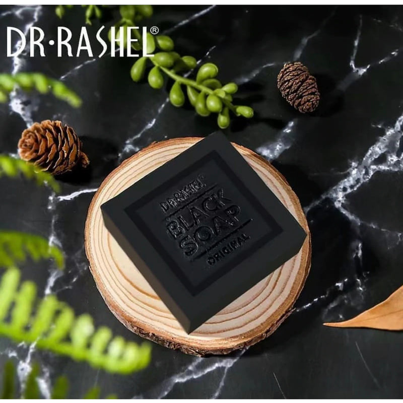 Dr. Rashel Black Soap Collagen & Charcoals Deep Cleansing
