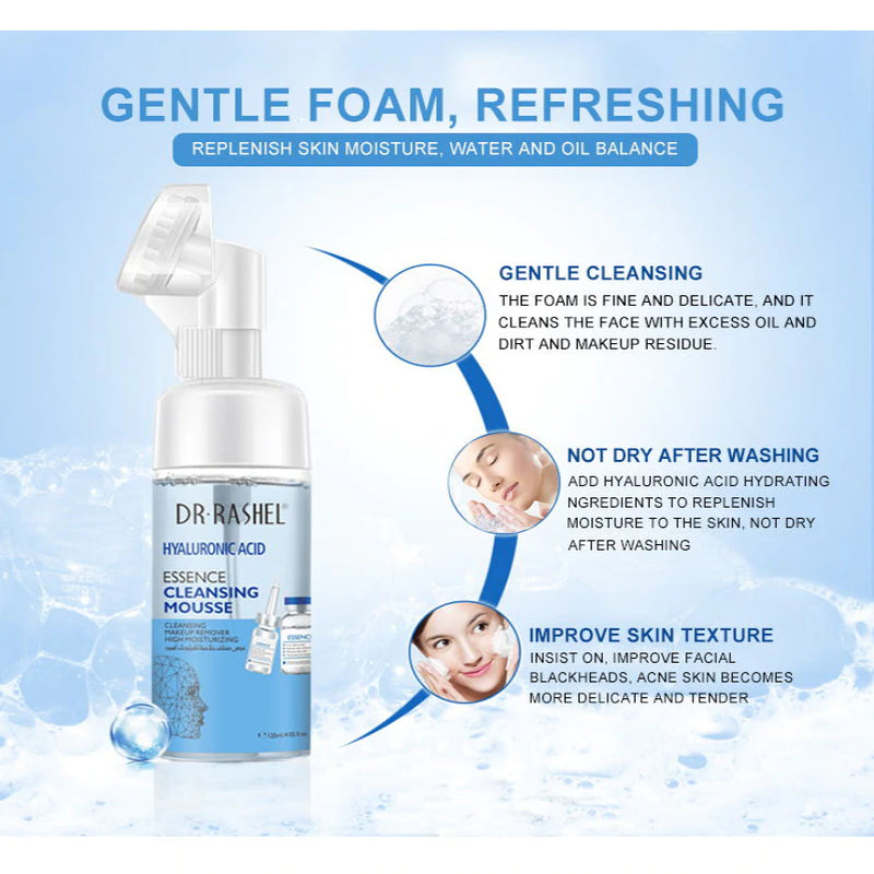 Dr. Rashel Hyaluronic Acid Essence Cleansing Mousse