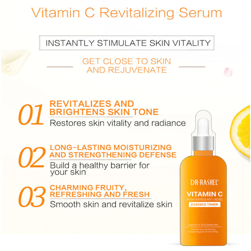 DR.RASHEL Vitamin C Brightening & Anti-Aging Essence Toner