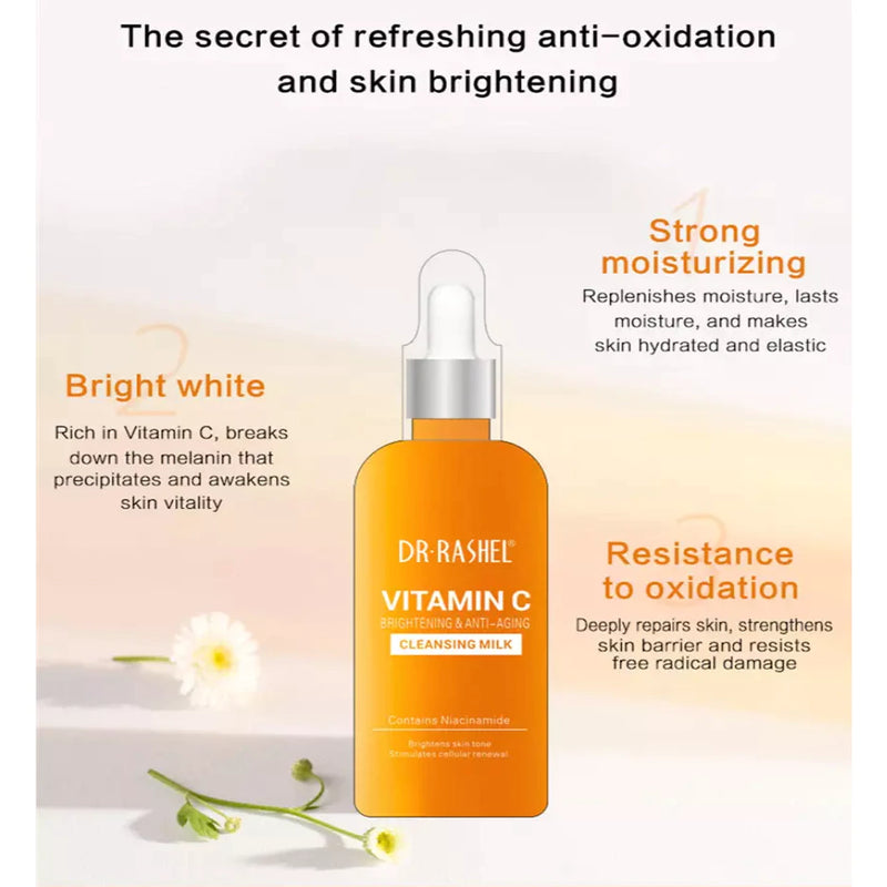 DR.RASHEL Vitamin C Brightening & Anti-Aging Cleansing Milk