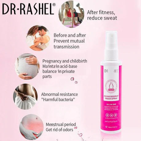 Dr. Rashel PH-Balanced Feminine Deodorant Fresh Spray